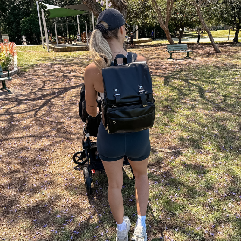 LuxeLittleOne™ Vegan Leather Luxe Baby Bag