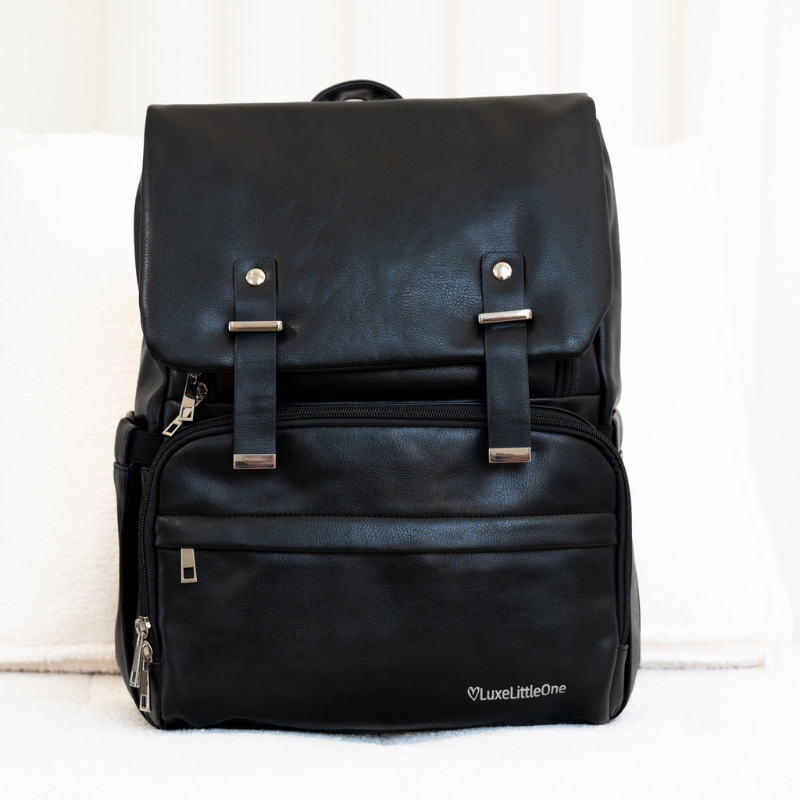 LuxeLittleOne™ Vegan Leather Luxe Baby Bag