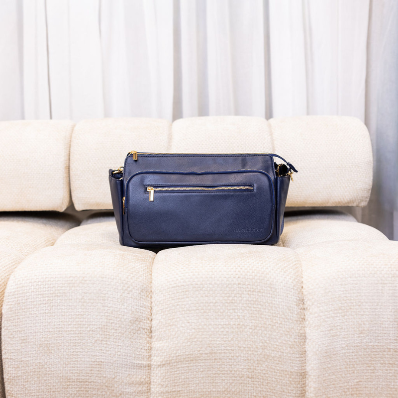 LuxeLittleOne™ Vegan Leather Pram Caddy